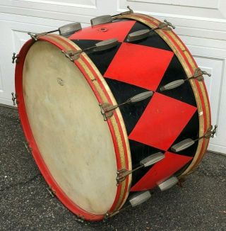 Antique Slingerland Radio King Bass Drum - 1930 