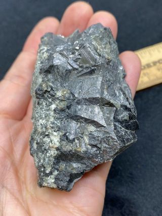 Lovely Rough Unknown Black Mineral Specimen - 192.  9 Grams - Vintage Estate Find
