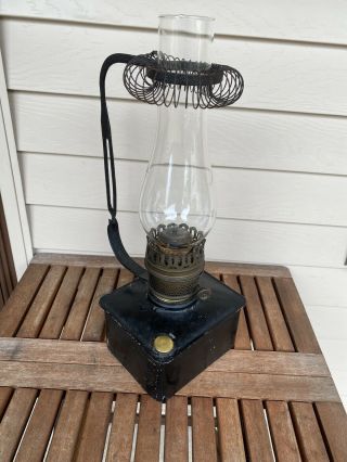 Antique Early 1900’s Plume & Atwood Mfg Co Caboose Railroad Lantern Complete