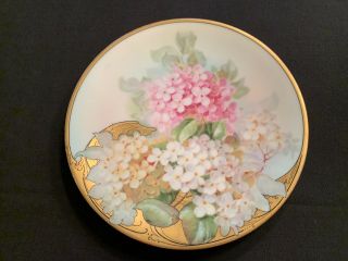 Thomas Sevres Bavaria Hortensia Hand - Painted Hydrangeas Plate (9 Inch)