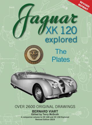 Jaguar Book " Xk120 Explored " By Bernard Viart Revised Reprint 2019