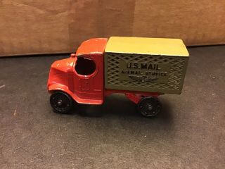 Vintage 1930’s Tootsietoy Us Mail Airmail Service Mack Truck (4645)