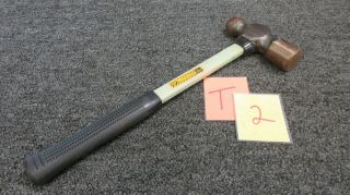 U.  S.  32 Oz Ball Peen Steel Hammer Fiberglass Handle Tool Vintage Made Usa