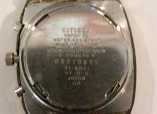 Vintage Citizen CQ Dual Time Watch (Gold Plated) non,  Battery? 3