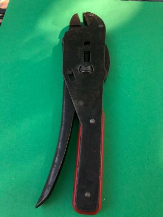 Vintage Bmc Mfg Corp.  No.  9 Locking Vise Grip Lock Jaw Pliers Adjustable Wrench