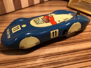 Antique Us Zone Germany Tin Toy Race Car Biller Auto Union