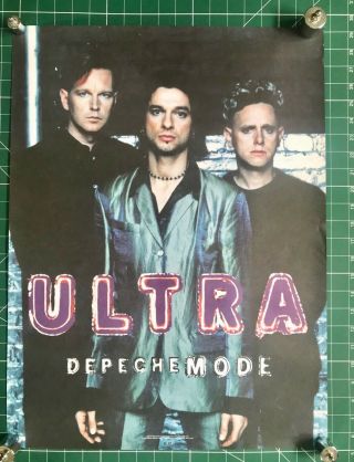 Depeche Mode Ultra U.  S Rare Vintage 1997 Promo Poster