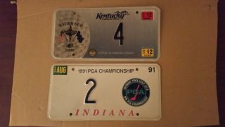License Plate,  Indiana,  1991 PGA Championship 2,  Kentucky 2008 Ryder Cup,  4 2