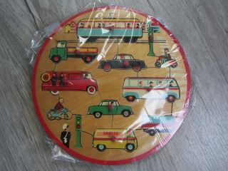 Vintage Simplex Round Wood Puzzle Made In Holland