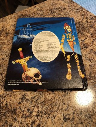VINTAGE AD&D Fiend Folio Book - Adv.  Dungeons & Dragons Dec 1979 2012 - Fair 2