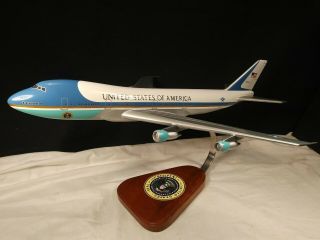 Usaf Air Force One Vc - 25 Boeing 747 - 200 Aircraft 19 " Model Pacific Miniatures