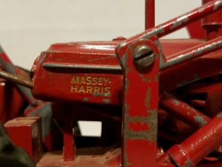 Antique MASSEY HARRIS Toy Farm Tractor 3