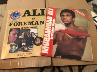 Vintage 1970’s Muhammad Ali Magazine’s “ali Vs Foreman” & “in His Own Words”