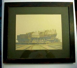 D.  L.  &w.  Locomotive No.  999 Builders 10x13 Photo In Oak Frame Circa 1890