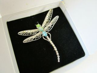 Vintage Avon 2000 " Fashion Dragonfly Pin " Big Ab Beauty