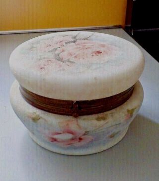 Antique Large Wave Crest Belle Ware Jewelry Box