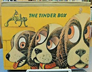 The Tinderbox Pop - Up Book Vintage Childrens Kubasta 1960 Hans Christian Anderson