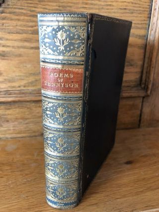 Vintage Leather Book,  Poems Of Tennyson,  The Princess,  In Memoriam,  Enoch Arden