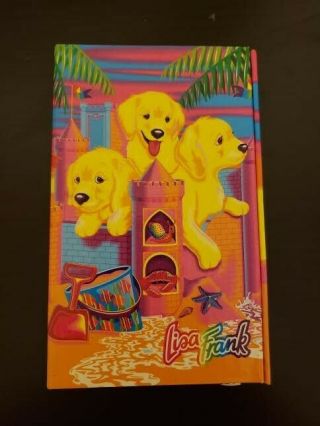Vintage Lisa Frank - Sandcastle Puppies Magnetic Diary,  Address,  & Stickers Book