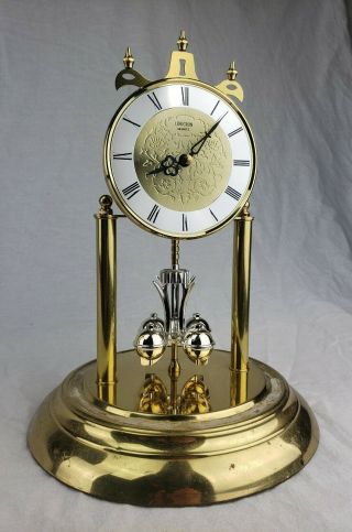 Vintage Loricron Quartz 85 Anniversary Clock Made In West Germany