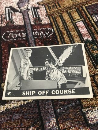 Vintage 1966 Topps Lost In Space Gum Card 7 - Ex Usa Sci Fi