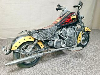Vintage Style Tin/metal Motorcycle Display - Model