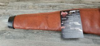 Vintage Black Sheep Leather Rifle Shot Gun Case Soft Case Bag 45 