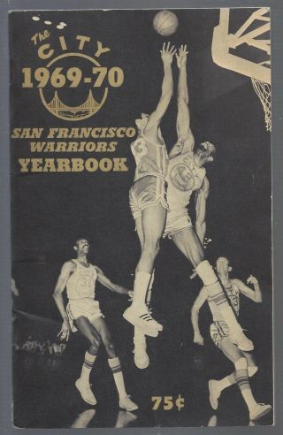 Vintage 1969 - 70 Nba San Francisco Warriors Media Press Guide