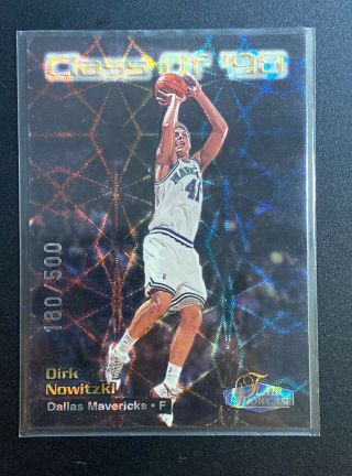 Dirk Nowitzki 1998 - 99 Fleer Flair Showcase Class Of 98 Rookie Card /500