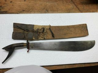 Antique Kris Dagger Sword With Scabbard