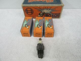 Vintage Antique Bosch Pyro - Action Dz10/14 Spark Plugs 1/2 " Thread Dp