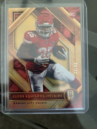2020 Panini Gold Standard Clyde Edwards - Helaire 33/99 Rc