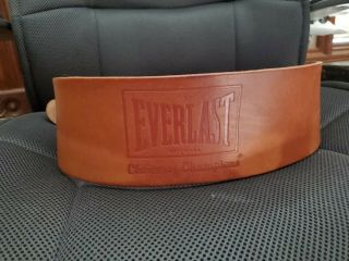 Everlast " Choice Of Champions " Leather Weight Belt.  Xl - Xxl 38 " - 46 ",  Vintage