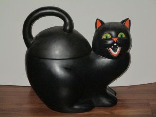 Vintage Dept.  56 Black Cat Cookie Jar