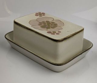 Denby Gypsy Butter Dish And Cover - Vintage Stoneware