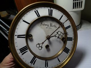 Antique 3 Weight - Vienna Regulator Clock Movement - Ca.  1870 - To Restore - K922