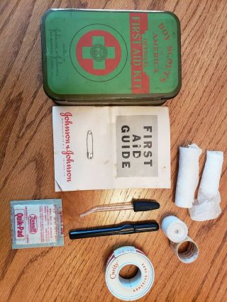 Vintage boy scout first aid kit 2