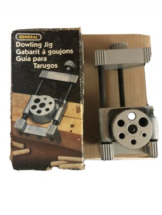 Vintage General Tools Dowling Jig 840 - Woodworking - Instructions On Box