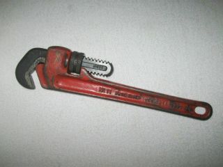 Vintage Ridgid No.  11 Hex Nut Pipe Wrench,  3/8 " To 3/4 ",  Smooth Jaw,  Usa
