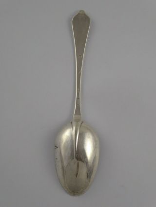 Rare Queen Anne Solid Britannia Silver Spoon William Penstone Dog Nose Rat Tail