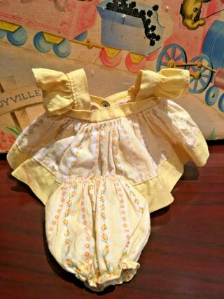 Vintage Vogue Ginny Doll Sister Ginnette Baby Doll Dress & Bloomers