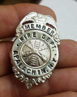 Vintage Obsolete Apalachin,  York Fire Department Fireman 