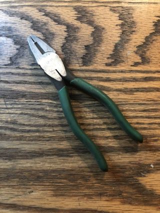 Vintage S - K Tools 6 1/2 " Linesman Wire Cutting Pliers - 18016 Quality