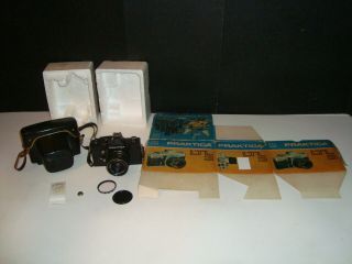 Vintage Praktica Ltl - 3 Slr 35mm Film Camera With Case