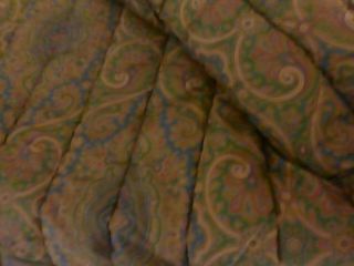 Vintage Ralph Lauren King Size Comforter Cotton Reversible - - - Elizabeth Paisley 2