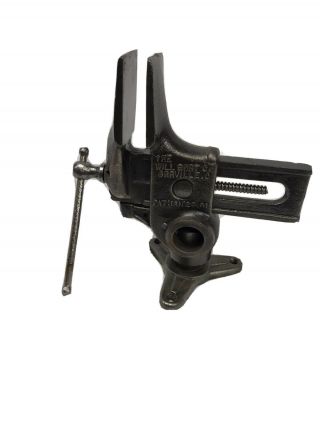 Antique Will Burt Co.  No.  1 Orrville Ohio Vise 5”jaws Gunsmith Patented 1901 Vgc