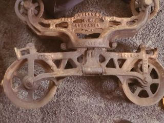Antique Fe Myers Bro Hay Unloader Barn Trolley All Parts Work