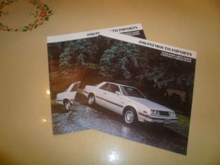 1981 Plymouth Imports Sapporo Champ Sales Brochure - Vintage - Two For One