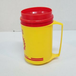Hucks Gas Station Vintage Thermo Coffee Mug Aladdin Plastic Cup With Lid 2