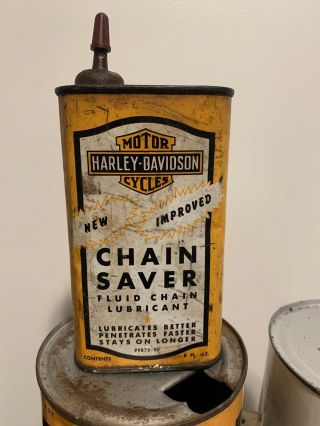 Vintage Harley Davidson Chain Saver Oil Can 99875 - 50 Panhead Knucklehead Wl